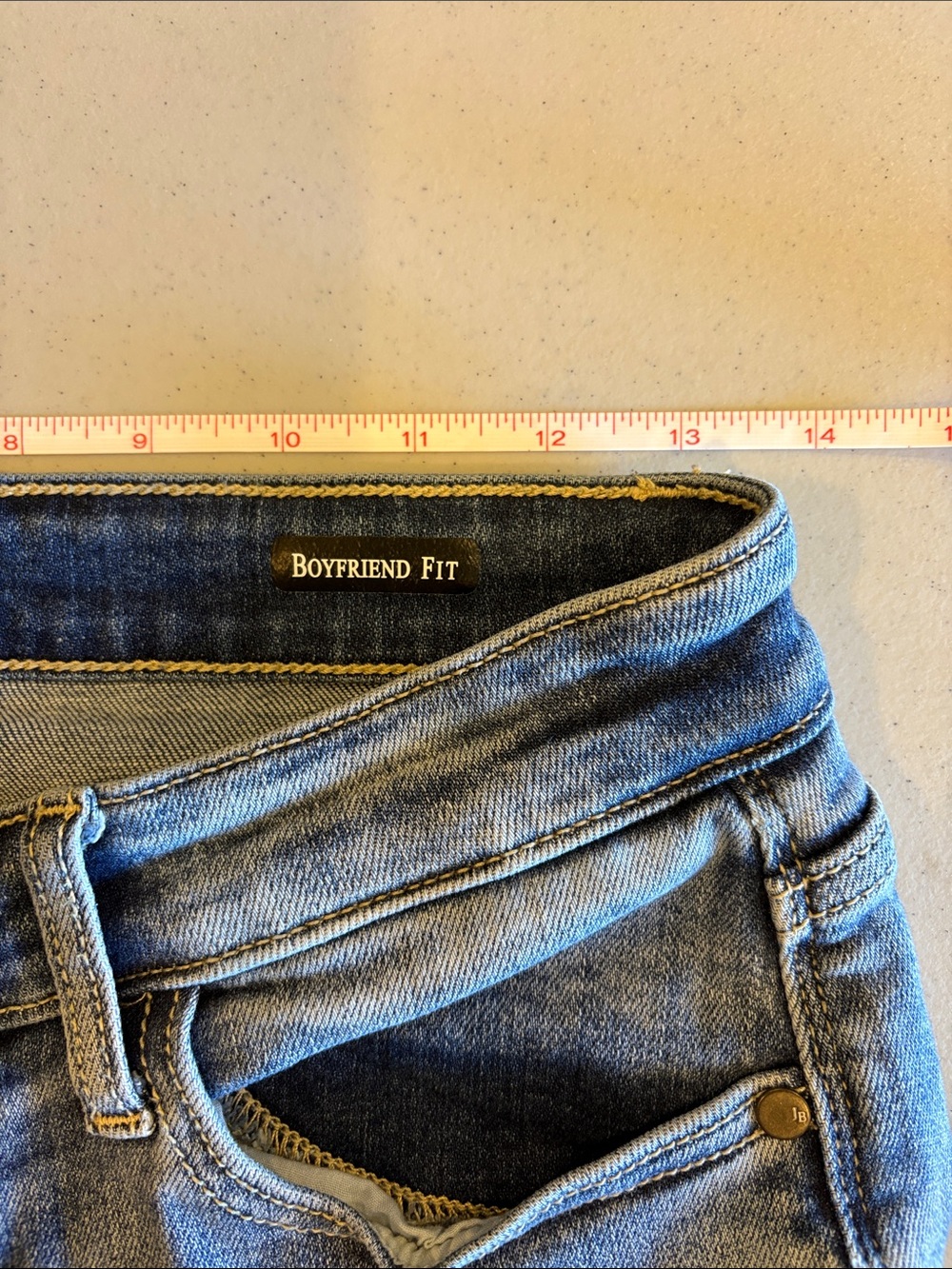 Judy Blue Boyfriend Fit Jeans Size 5/27 Medium Wash Relaxed Denim - Picture 2 of 9